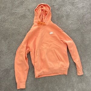 Nike coral hoodie.